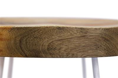 Tractor Stool White Base