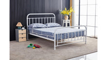 Load image into Gallery viewer, Akira White Bed Frame
