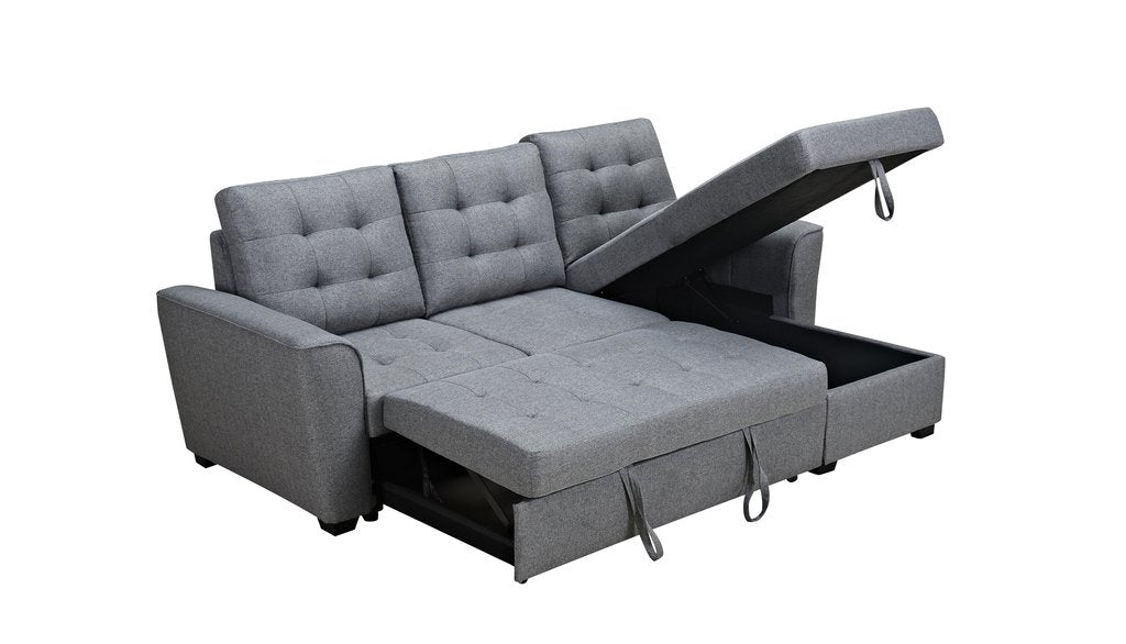 Aurore Sofabed With Storage Chaise